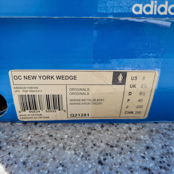 NWT Adidas OC New York wedge sz8 - Picture 5 of 7
